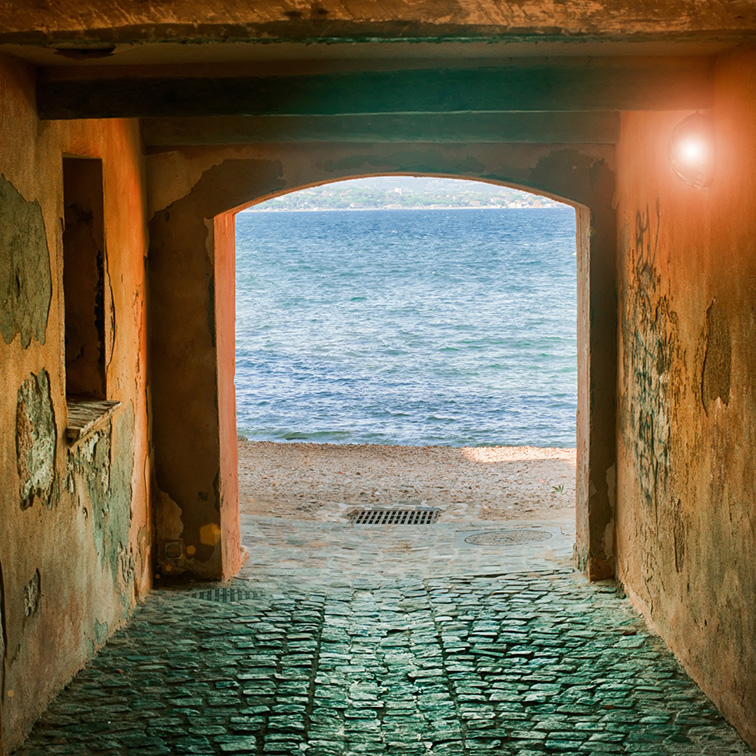 Vue mer Saint-Tropez.