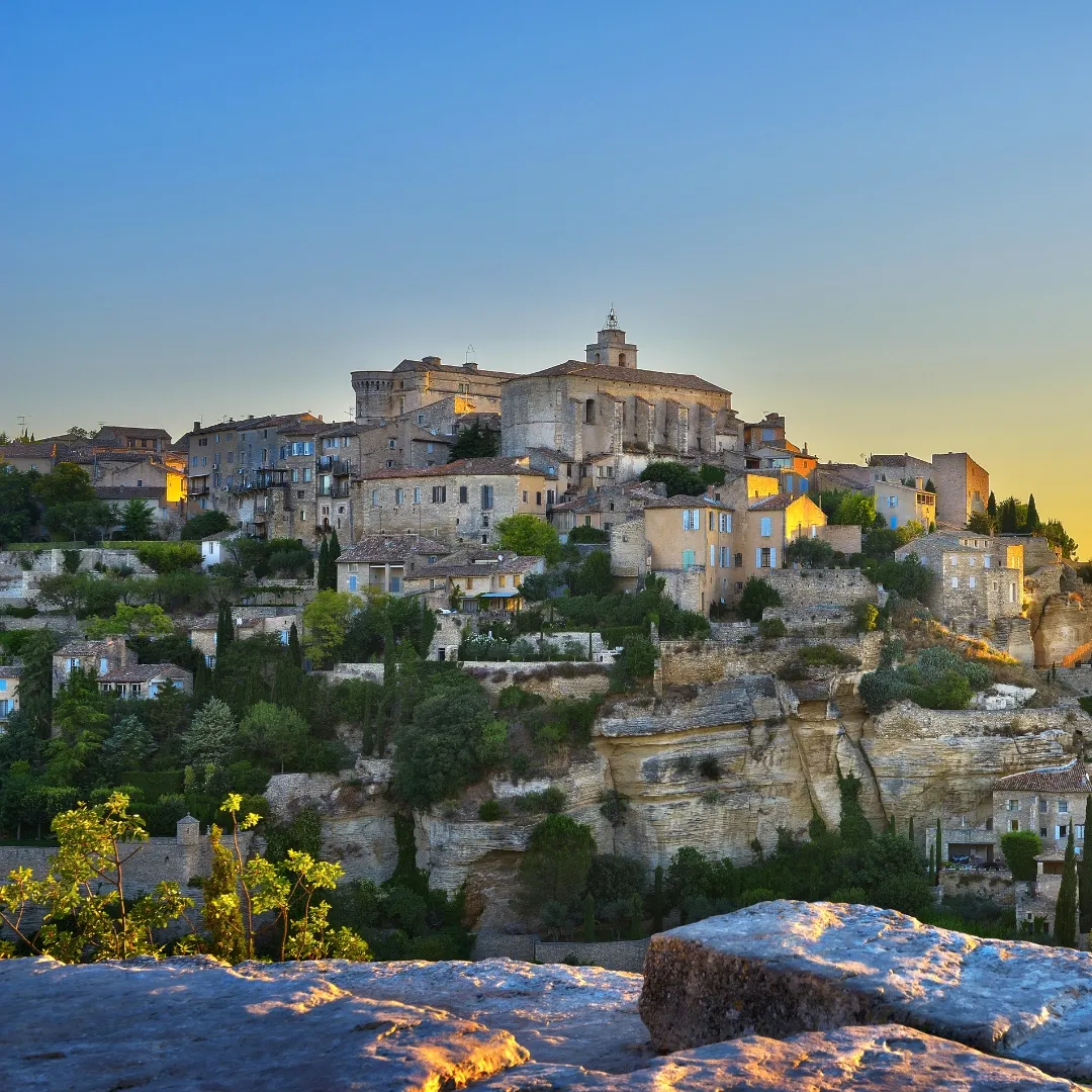 Panorama de Gordes dans le Luberon.