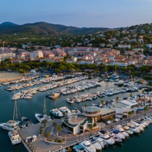 Vue du port de Sainte-Maxime.