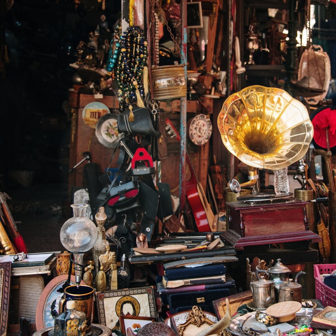 Fourre-tout d'un brocanteur