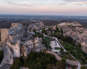 Coucher de soleil Baux de Provence photo